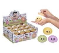 Kawaii Squeezy Dumpling, Small 5.5cm, Cute Squishy Toy with Smiley Face