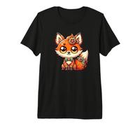 Kawaii Steampunk Fox Fantasy Foxes Lover Premium T-Shirt