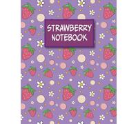 Kawaii Strawberry Grid Notebook: Cute Journal for School, Planning & Doodling