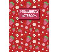 Kawaii Strawberry Notebook: Cute Grid Notebook for School, Journaling & Doodling