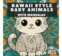 Kawaii Style Baby Animals with Mandalas