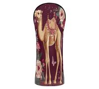 Kawaii-Style Camel Burgundy Golf Club Cover Set Headcover with Number Tags for Driver Fairway Wood Hybrid