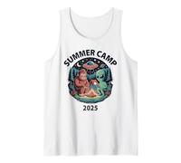 Kawaii Summer Camp 2025 Bigfoot Camping Alien Counselor Crew Tank Top