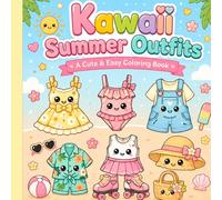 Kawaii Summer Outfits: A Cute & Easy Coloring Book