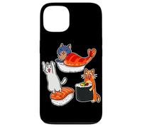 Kawaii Sushi Cat Anime Neko Otaku Japanese Cat Lover Case for iPhone 13