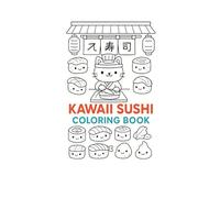 Kawaii Sushi Coloring Book