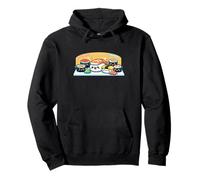 Kawaii Sushi Scene Pullover Hoodie