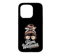 Kawaii TEAM WELLNESS Fitness Diva P.E Gym PTA Therapist PT Case for iPhone 15 Pro