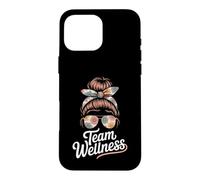 Kawaii TEAM WELLNESS Fitness Diva P.E Gym PTA Therapist PT Case for iPhone 16 Pro Max