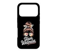 Kawaii TEAM WELLNESS Fitness Diva P.E Gym PTA Therapist PT Case for iPhone 17 Pro