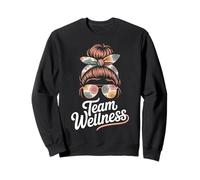 Kawaii TEAM WELLNESS Fitness Diva P.E Gym PTA Therapist PT Sweatshirt