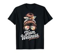 Kawaii Team Wellness Fitness Diva P.E Gym PTA Therapist PT Value Graphic T-Shirt
