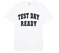 Kawaii Test Day Ready Testing Teacher Bruh History Science Comfort Colors Adult Heavyweight T-Shirt