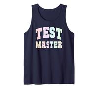 Kawaii Test Master Testing Teacher Science Bruh Math Ready Tank Top