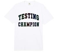 Kawaii Testing Champion Test Day Teacher Bruh Math ELA Squad Comfort Colors Adult Heavyweight T-Shirt