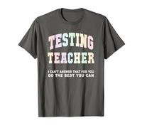 Kawaii Testing Teacher Do Your Best Test Day Teacher History T-Shirt