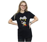 Kawaii Thor God Of Thunder Cotton Boyfriend T-Shirt Marvel Black XXL