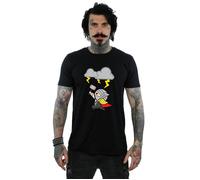 Kawaii Thor God Of Thunder T-Shirt Marvel Black M