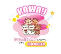 KAWAII: UNA NAVIDAD KAWAII PARA COLOREAR