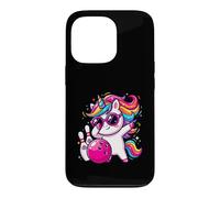 Kawaii Unicorn Bowling Dabbing Girls Birthday Bowler Case for iPhone 13 Pro