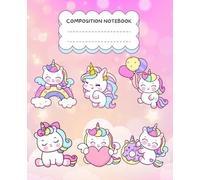 Kawaii Unicorn Composition Notebook - Pink Cover: 120 Pages of Mirrored Inspiration and Self-Love for Creative Minds