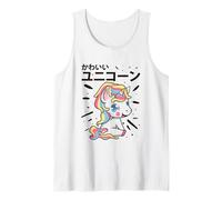 Kawaii Unicorn Japanese Cute Anime Manga Japan Unicorns Tank Top