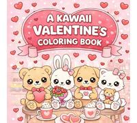 Kawaii Valentine's Day Coloring Book