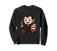 Kawaii Vampire Phlebotomy Joke Blood Draw Nurse Phlebotomist Sweatshirt