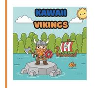 Kawaii Vikings Adult Coloring Book (Kawaii Coloring)