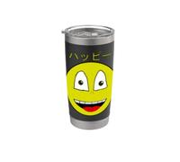 Kawaii Vintage Anime Style Happy face Stainless Steel Insulated Tumbler