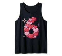 Kawaii Viral 67 Heart Funny Cute Meme Girl 67 Matching 6 Tank Top