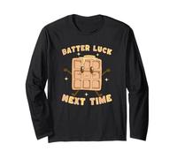 Kawaii Waffle Batter Luck Next Time Pun Long Sleeve T-Shirt
