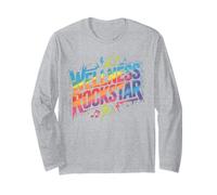 Kawaii Wellness Rockstar Squad P.E Gym Vacation Workout Club Long Sleeve T-Shirt