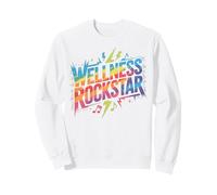 Kawaii WELLNESS ROCKSTAR Squad P.E Gym Vacation Workout Club Sweatshirt