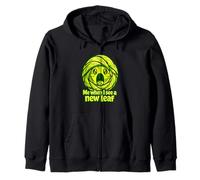 Kawaii When I See A Leaf Emoticon Plant Growth Gardner Zip Hoodie