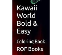 Kawaii World Bold & Easy: Coloring Book