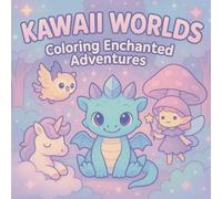 Kawaii Worlds: Coloring Enchanted Adventures: Over 50 magical dragons, fairies, and cute fantasy creatures to color and relax!