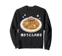 Kawaii Yaki Udon Japanese Stir Fried Noodles Retro Food Art Sweatshirt