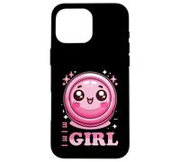 Kawaii Yo-Yo Girl Cute Pink Toy Yoyo Player Case for iPhone 16 Pro Max