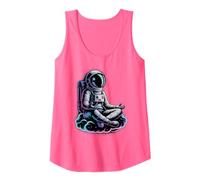 Kawaii Yoga Astronaut Wellness Squad Tai Chi Meditate Tank Top