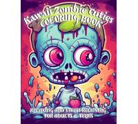 Kawaii Zombie Cuties: Adorably Spooky Coloring Fun for Adults & Teens