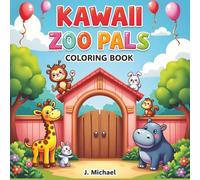 Kawaii Zoo Pals Coloring Book: Cute and Relaxing Zoo Animal-Themed Art for Adults, Teens, and Children (Kawaii Coloring Books)
