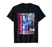 Kawasaki City 80s Synthwave Racing Car Japan Kawasaki T-Shirt