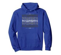 Kawasaki City Retro 90s Japan Aesthetics 80s Kawasaki Pullover Hoodie, Adult Unisex, Royal Blue, Small
