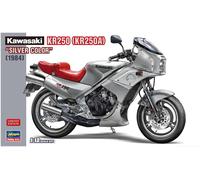Kawasaki Kr250, Silver Color 1:12 Plastic Model Kit HASEGAWA
