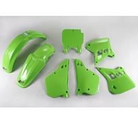 Kawasaki KX 125 1990 - 1991 Ufo Plast Green Fairing Plastics Kit