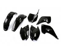 Kawasaki KX 125 250 2004 - 2008 Ufo Plast Black Fairing Plastics Kit