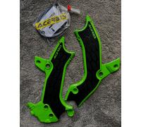 Acerbis X-Grip Frame Protector Guards Green For Kawasaki KX 450 X 2024-2025