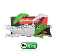 Polisport Mx Kawasaki Kx85/100 14-20 Oem 14-15 90632 Plastics Kit Green,White