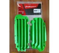 KAWASAKI KXF 250 KXF250 2013-2016 POLISPORT RADIATOR LOUVRES RAD GUARDS GREEN